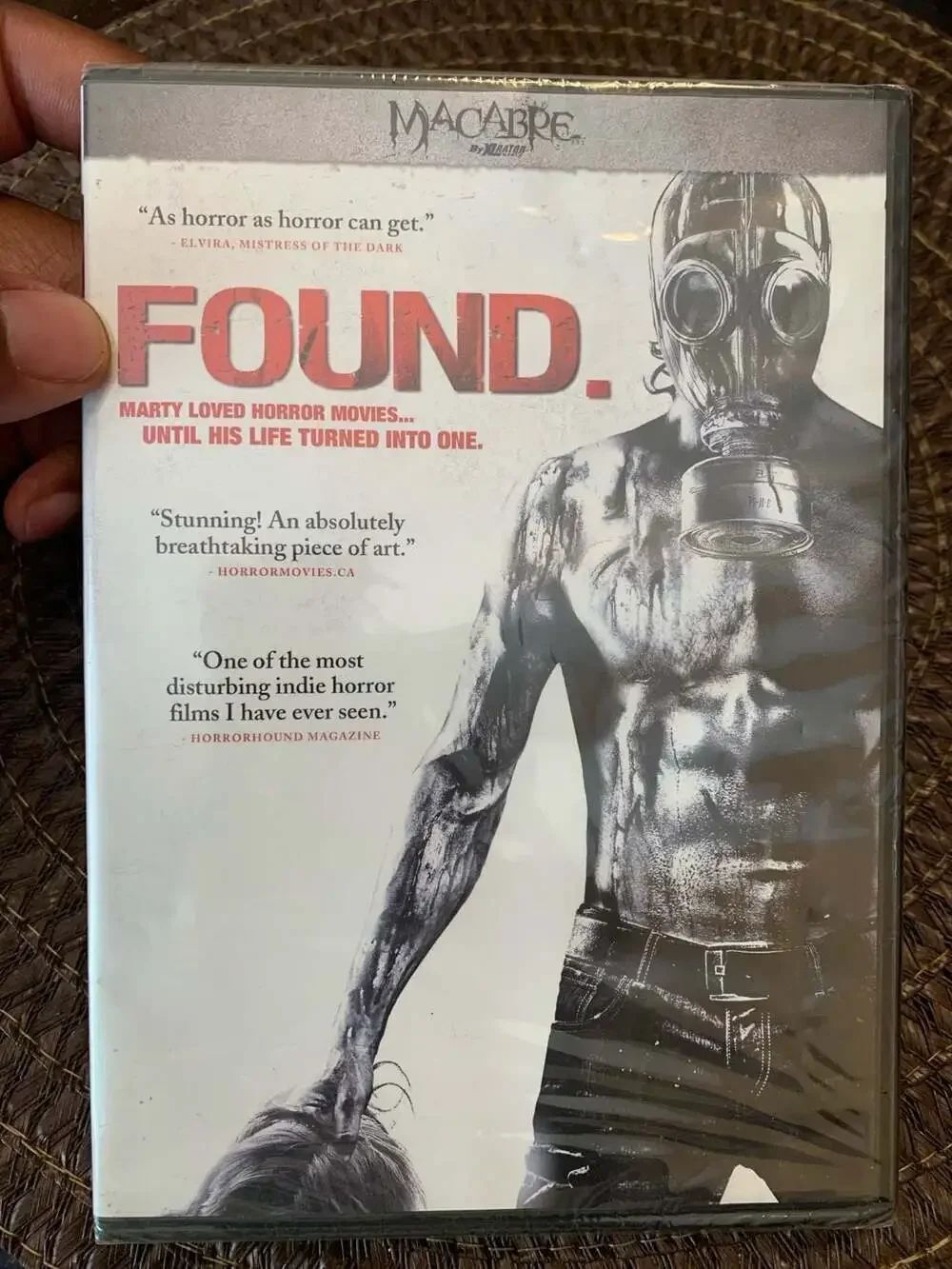 Found. DVD (2014, Macabre/Xlrator Media, Unrated Horror Movie)